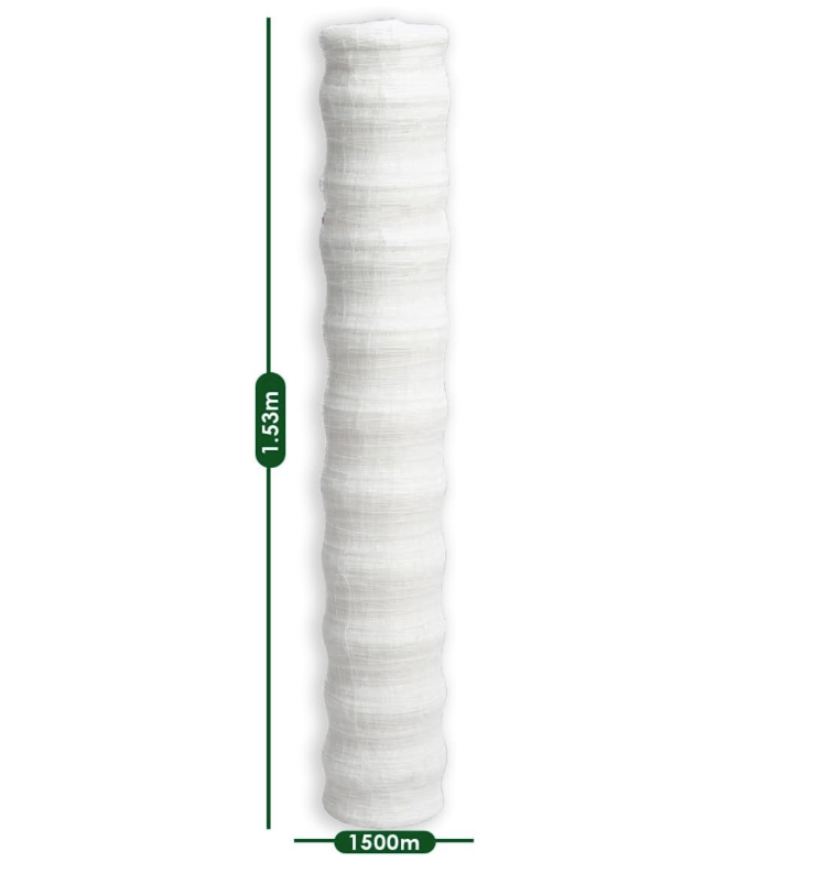 5 foot by 4920 foot UV-stabilized trellis netting for tomatoes cucumbers and climbing vegetables